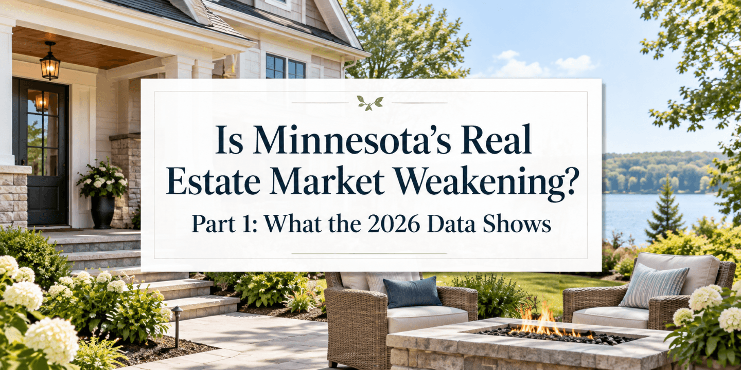 Is Minnesota’s Real Estate Market Weakening? Part 1: What the 2026 Data Shows