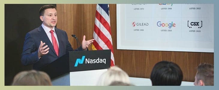 Andrey Sokurec Speaks to Entrepreneurs at NASDAQ